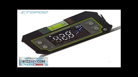 ETOPOO Bluetooth Digital Level Inclinometer LCD Dual-axis Electronic Protractor Angle Review