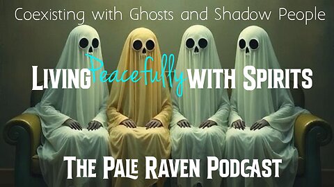 How to live (happily) with Spirits - Coexisting with Ghosts & Shadow People | The Pale Raven Podcast