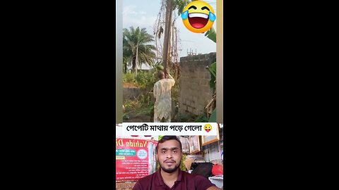 পেঁপেটি মাথায় পড়ে গেলো#shorts #viral #funny #pepe