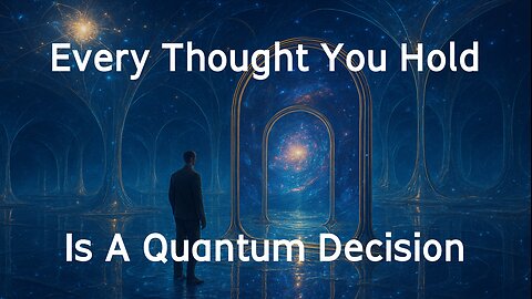Every Thought You Hold Is A Quantum Decision