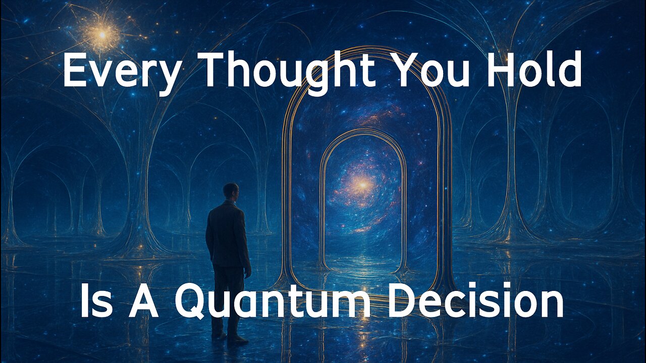 Every Thought You Hold Is A Quantum Decision
