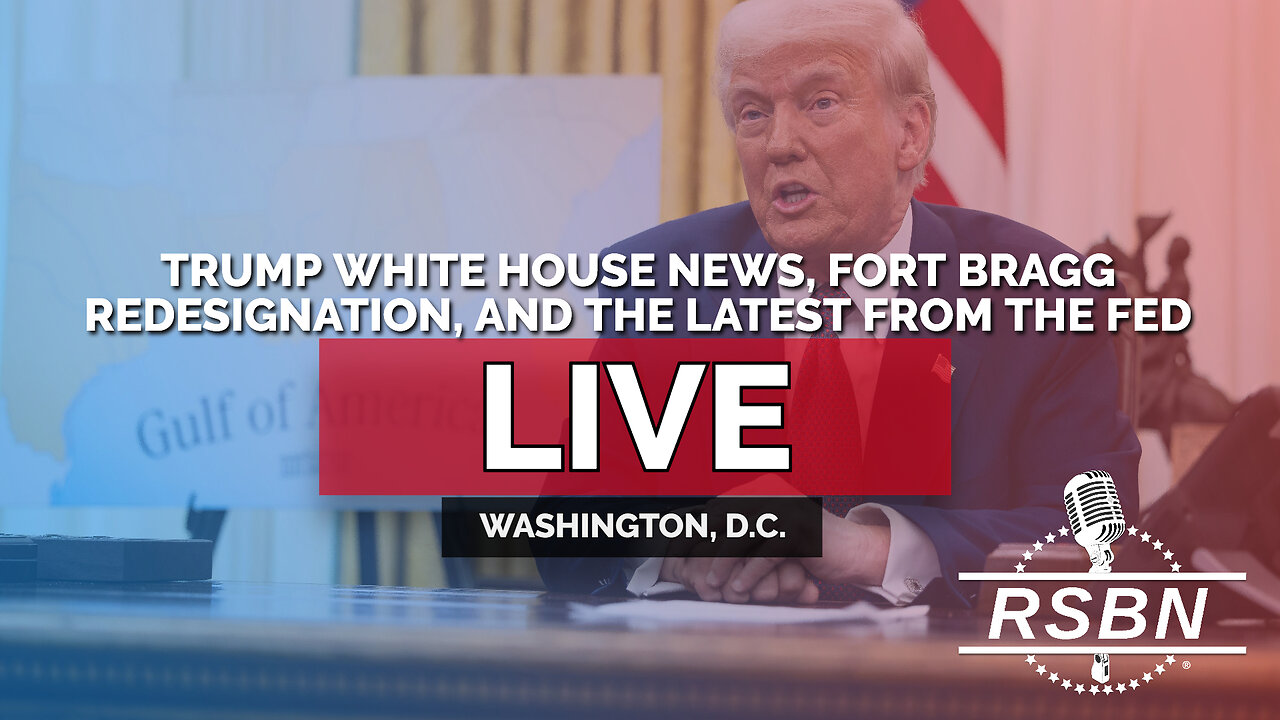 LIVE: Trump Remarks in the Oval Office and Fort Bragg Redesignation - 3/7/25