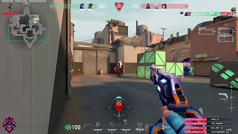 When you have a plastic aim, but still win the round in valorant