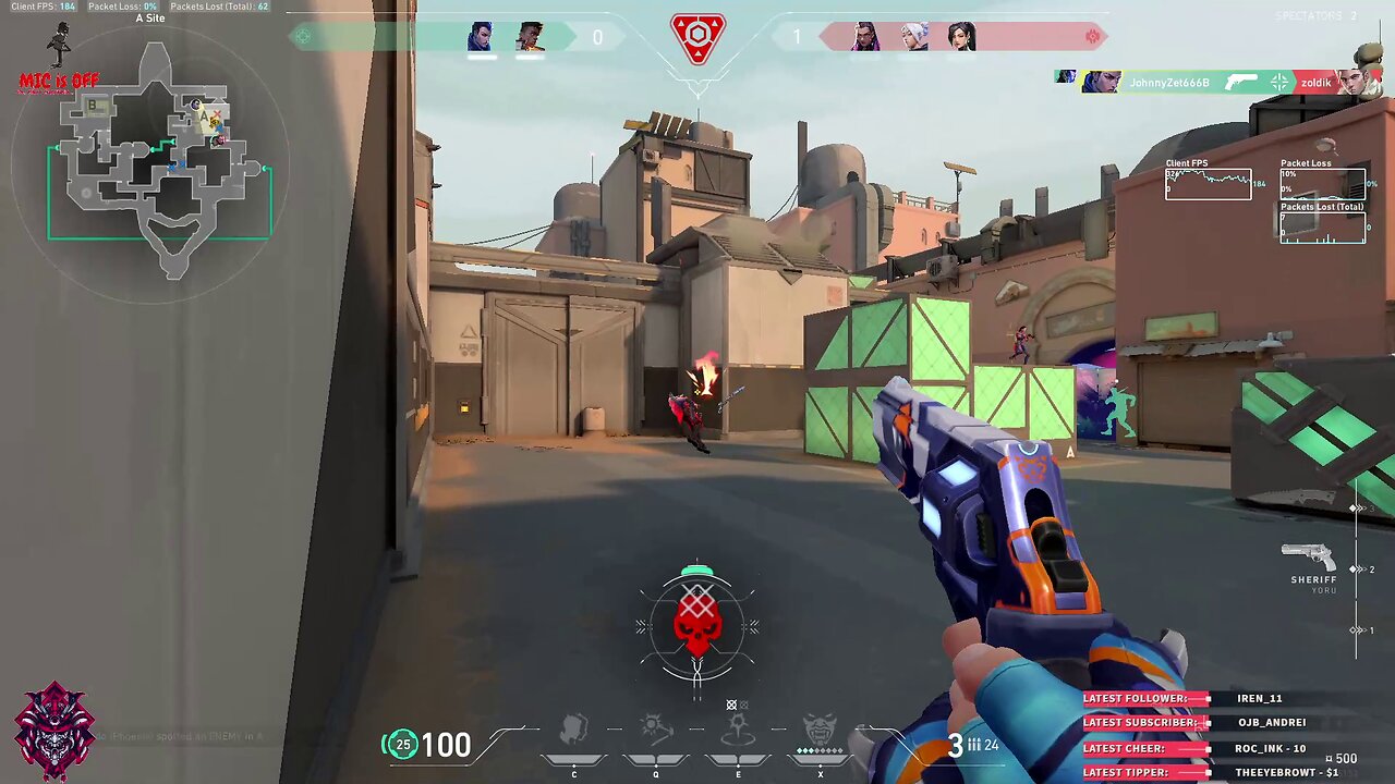 When you have a plastic aim, but still win the round in valorant