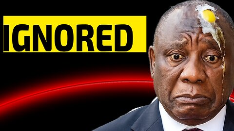 We Have Become a Joke! ANC Gets SNUBBED at Gaza Peace Talks