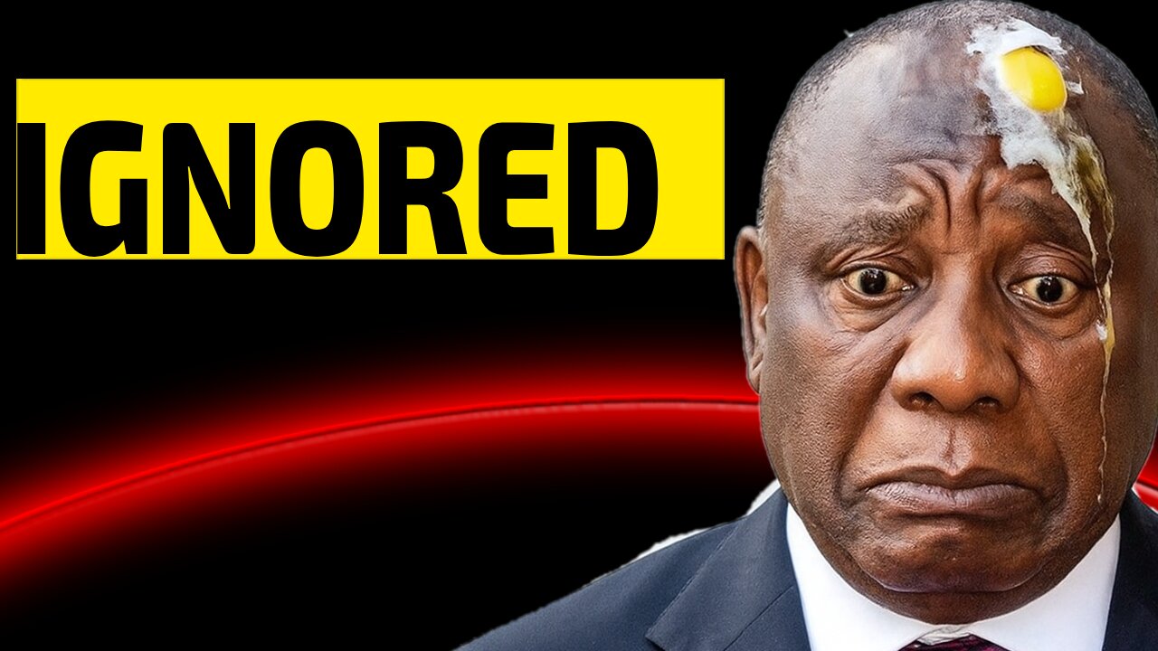 We Have Become a Joke! ANC Gets SNUBBED at Gaza Peace Talks