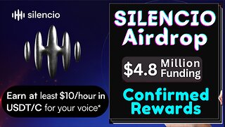 Silencio Airdrop with with $4 Million Funding || Earn $10/hr in USDC for Recording in Rewards