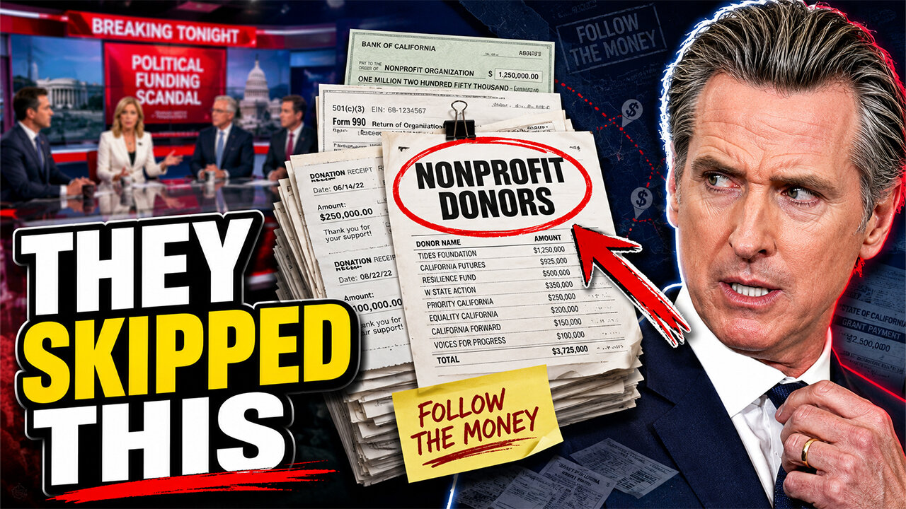 Newsom FREAKS OUT After His Wife's Nonprofit Gets EXPOSED