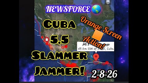 Special D.U.P.O.W. Report! Cuba! 🇨🇺5.5 Slammer💥Jammer Action!Orange 🟧 Screen