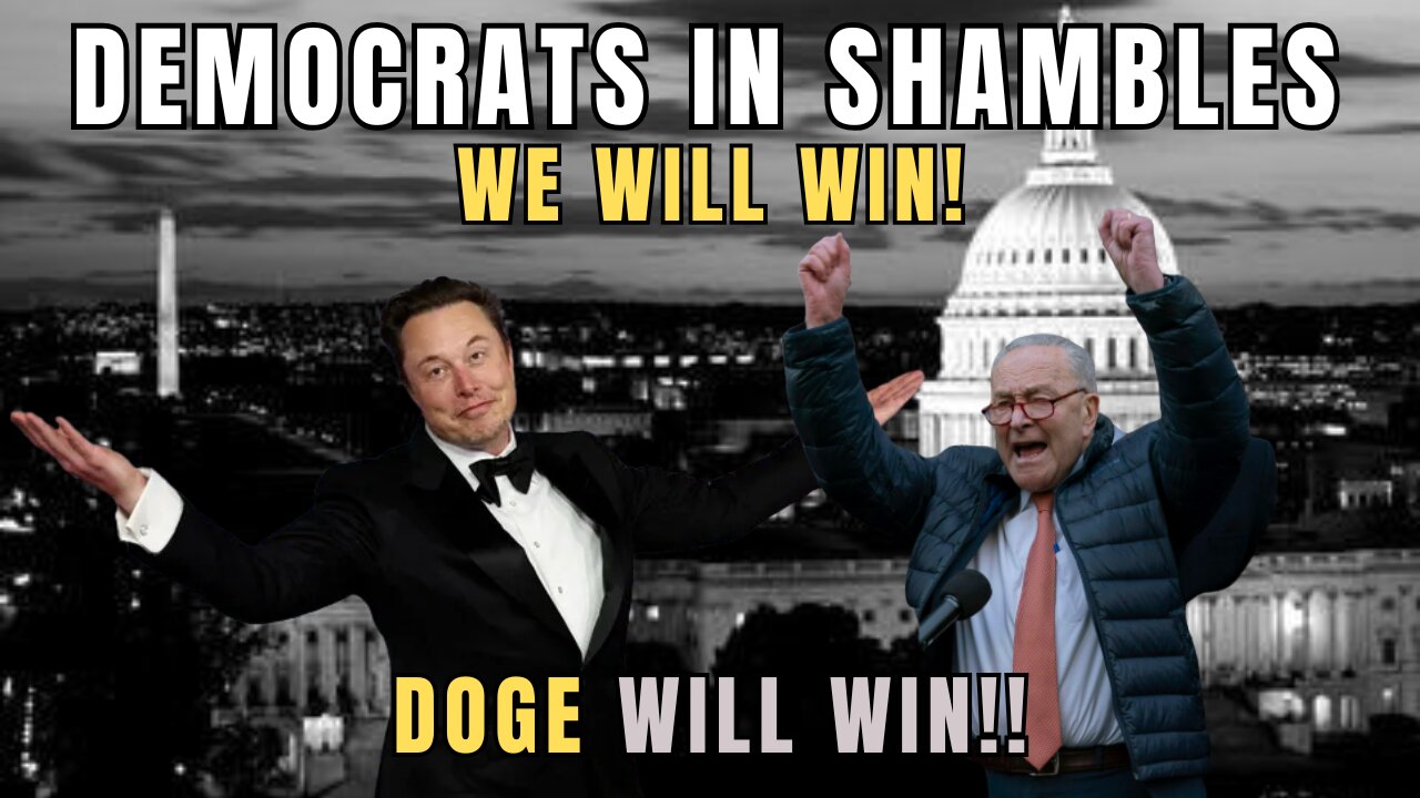 WE WILL WIN CRINGE Chant By Desperate Democrats / ELON DOGE