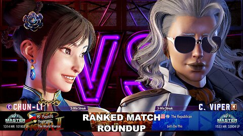 Kuya Kalbo SF6 Ranked Roundup. Chun Li Master Rank [Hori Fight Stick]