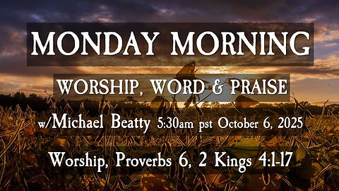 🌤️MONDAY MORNING✝️