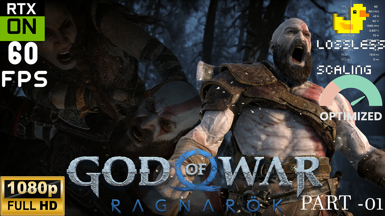 God of War Ragnarok | Lossless Scaling Gameplay Walkthrough No Commentary Part 01