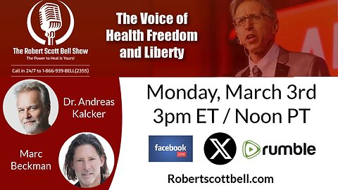 Medical Freedom Infighting, Andreas Kalcker, Chlorine Dioxide Solution, RFK Measles Controversy, Marc Beckman, Future of AI - The RSB Show 3-3-25