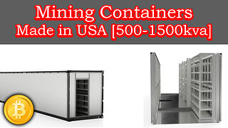 Mining Containers - Made in USA, 500-1500kva, Purchase Today