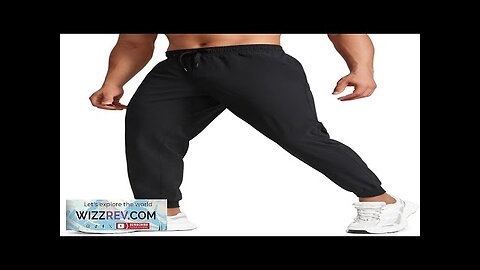 CRZ YOGA Athletic Joggers for Men Lightweight Water Resistant Outdoor Workout Pants Review