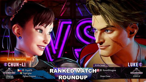 Kuya Kalbo SF6 Ranked Match Roundup. Chun Li 4 star Diamond Rank [Hori Fight Stick]