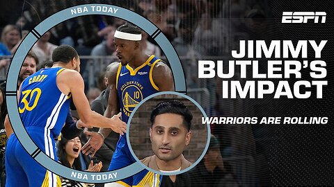 Shams Charania calls the Jimmy Butler trade a 'MASSIVE WIN' for the Warriors 👏 | NBA on ESPN