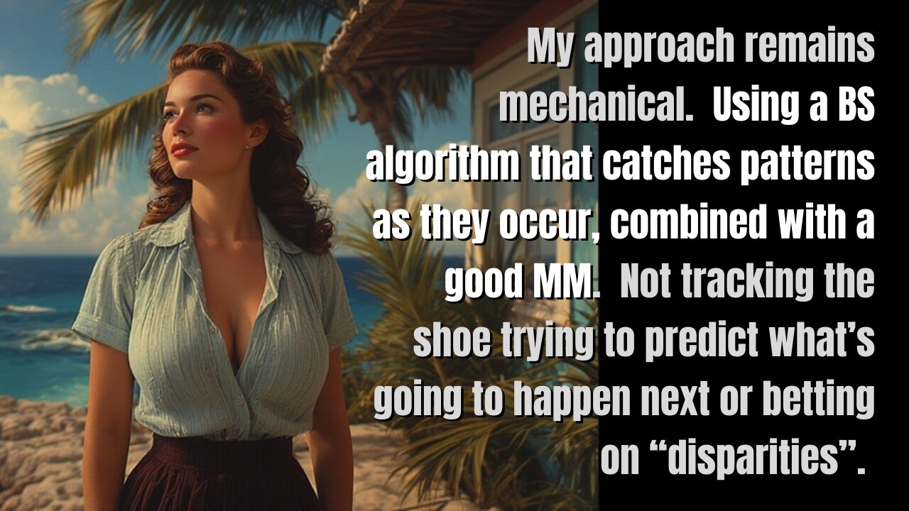 ASMR Baccarat - 20 units, 56% HR, 13 unit drawdown, level 13, MBE Chop Rep Opp, Hollandish LCSD 2.1