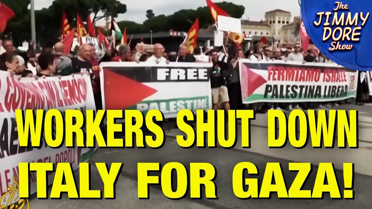 Workers FORCE Italy To Send Navy Ship To Protect The Gaza Flotilla