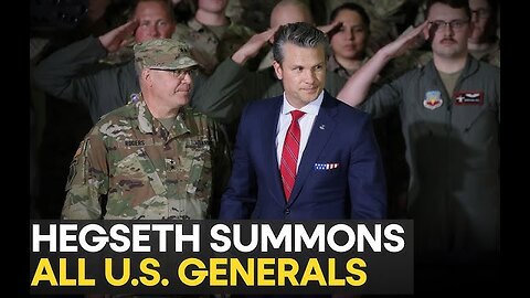 PETE HEGSETH @SecWar ~ FULL REMARKS ~ WAR DEPARTMENT ADDRESS ~ 17PLUS 17PLUS.WEEBLY.COM