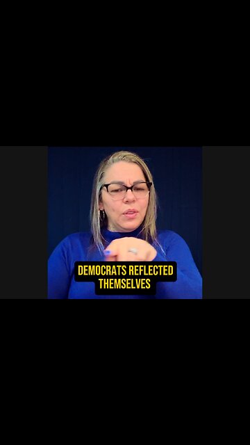 🚨 Democrats Reflected Themselves 😱 #deaf #asl #signlanguage