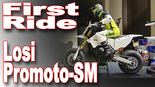 1st Ride Of Losi Promoto-SM 1/4-scale R/C Supermoto