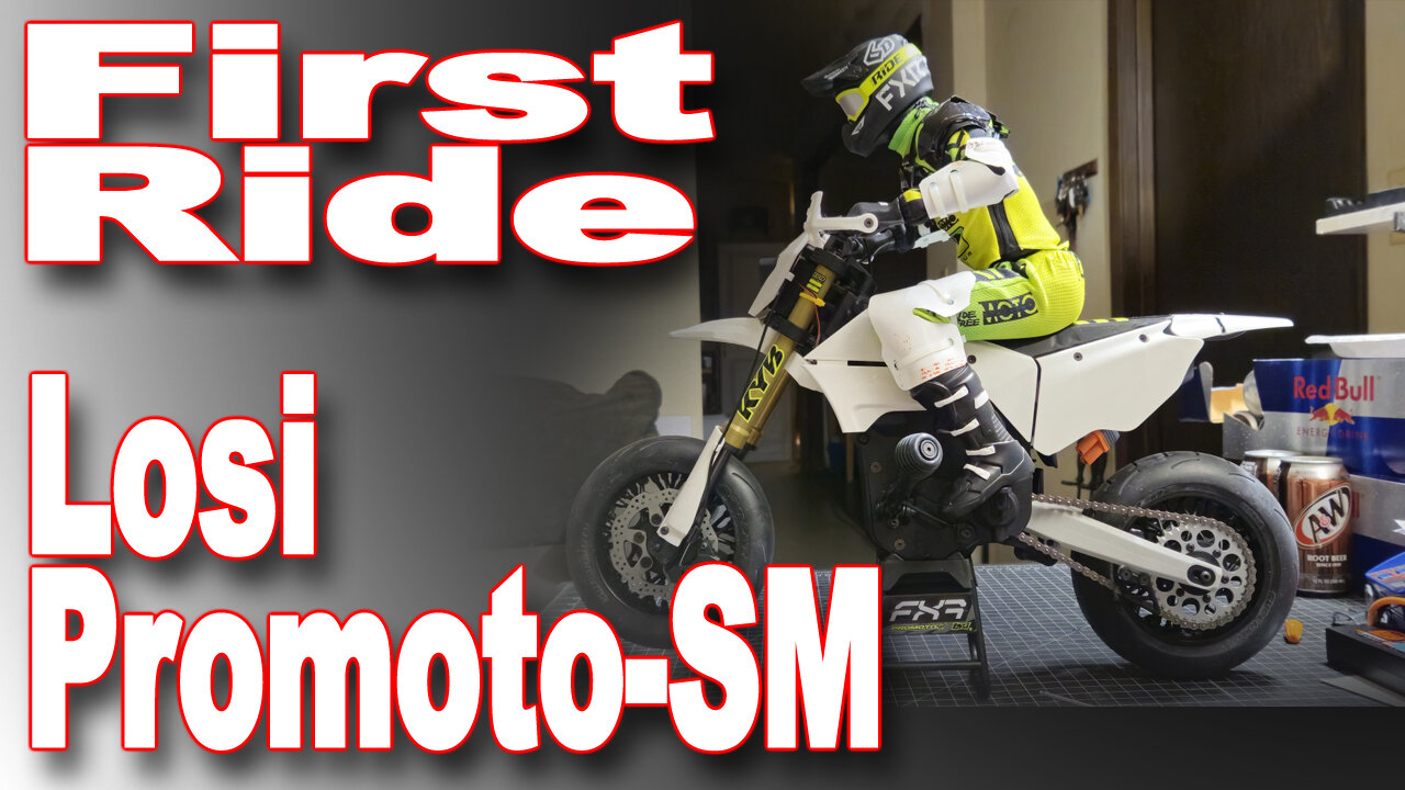 1st Ride Of Losi Promoto-SM 1/4-scale R/C Supermoto