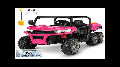 Hikole 2 Seater Ride On UTV for Kids 24V 6x6 4WD Ride Review