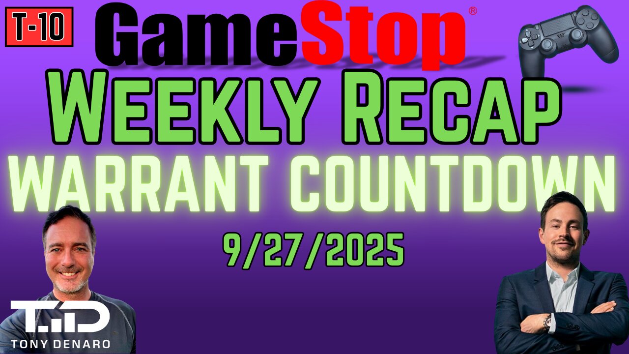 Warrant Short Squeeze? GME Bulls in FULL CONTROL - Warrant & TA Weekly Recap for Gamestop 9/27/2025