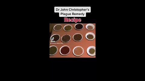 Dr. John Christopher’s Herbal Plague/Flu/Crud Remedey