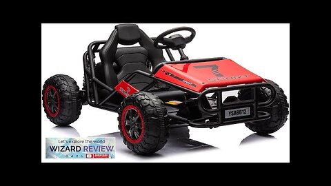 NEWQIDA 24V Kids Go Kart Ride On Toy for Big Kids Age Review