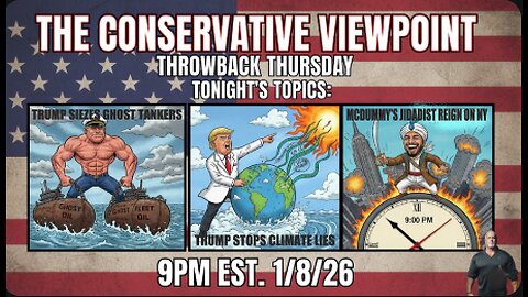 TONIGHT AT 9PM EST ON THE CONSERVATIVE VIEWPOINT: IT'S THROWBACK THURSDAY!!