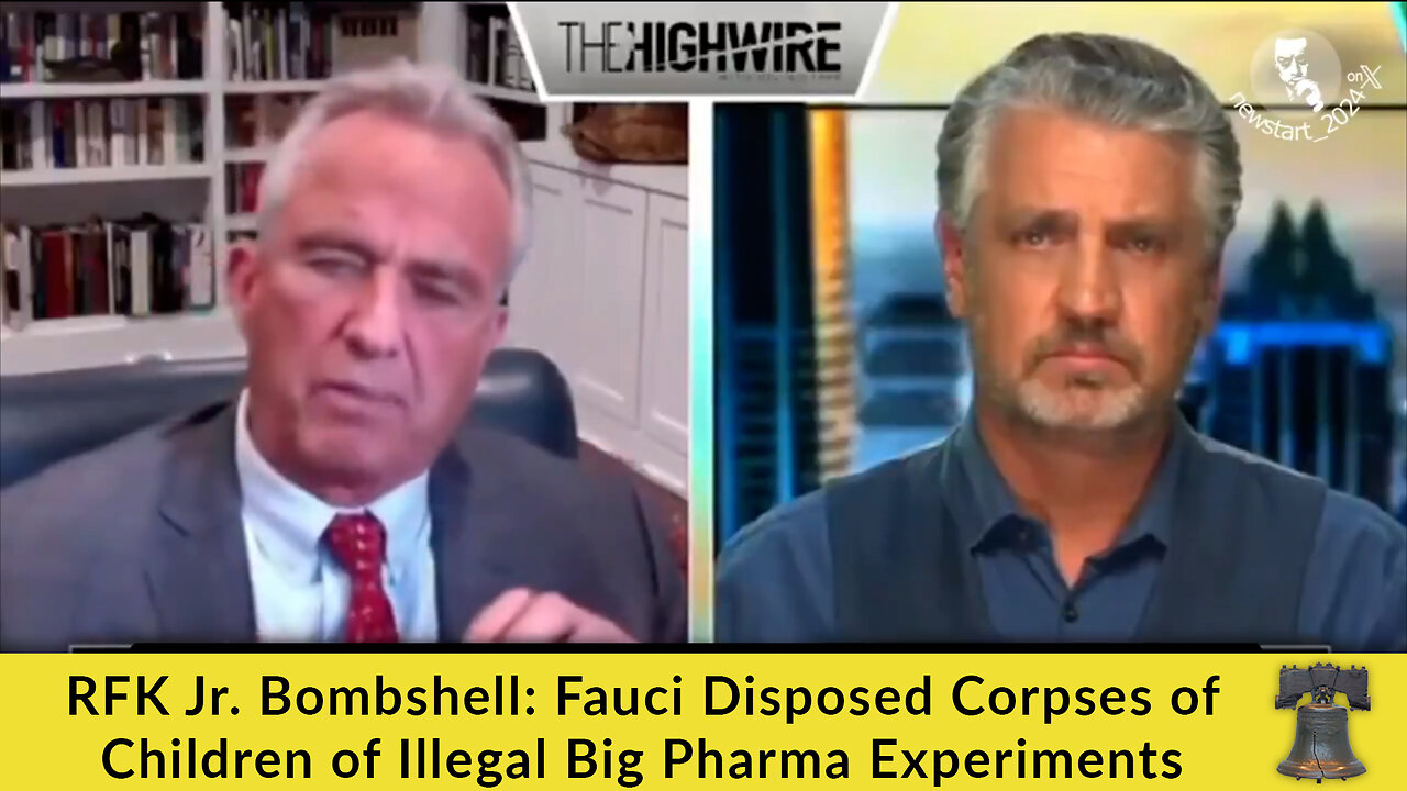 RFK Jr. Bombshell: Fauci Disposed Corpses of Children of Illegal Big Pharma Experiments