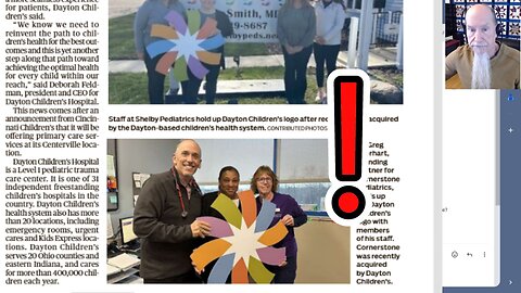 Dayton Children's Hospital - More (secret) Pedo-sodomite Imagery in the News