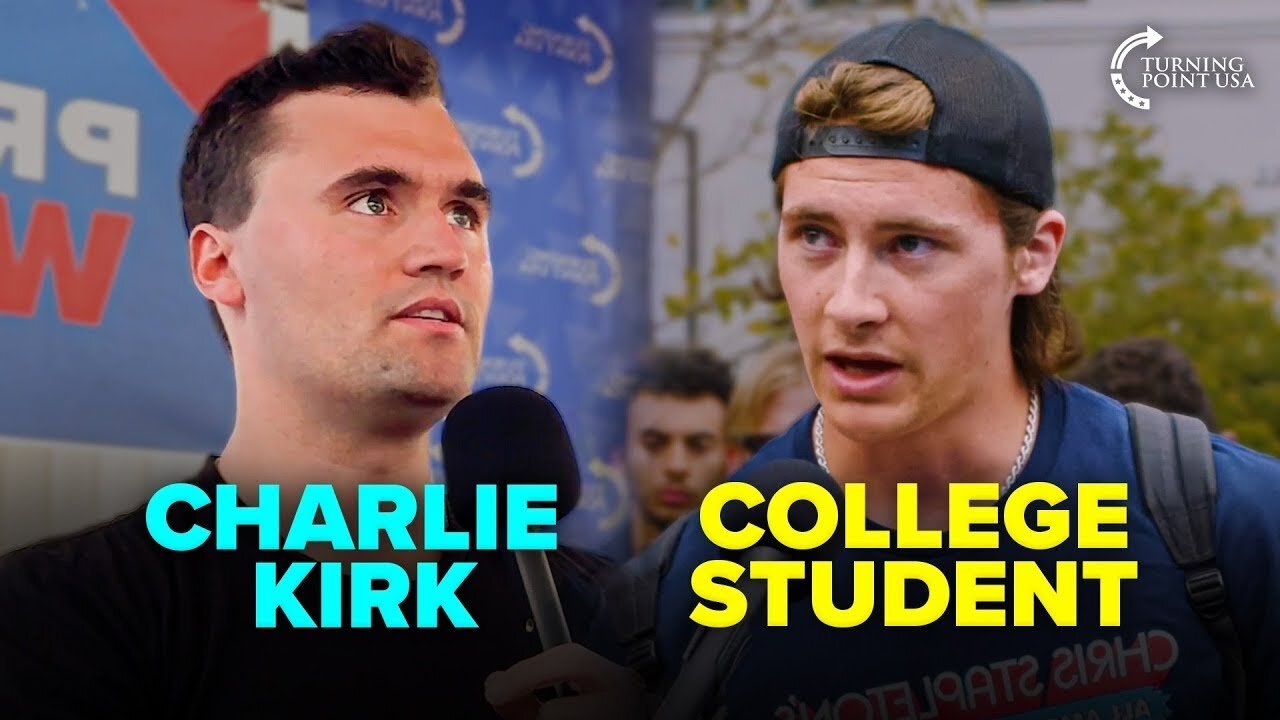 Charlie Kirk Shuts Down WOKE NONSENSE on Campus 👀🔥
