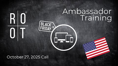 Black Friday Updates & November Marketing Tips | Ambassador Training | October 27th, 2025 | English