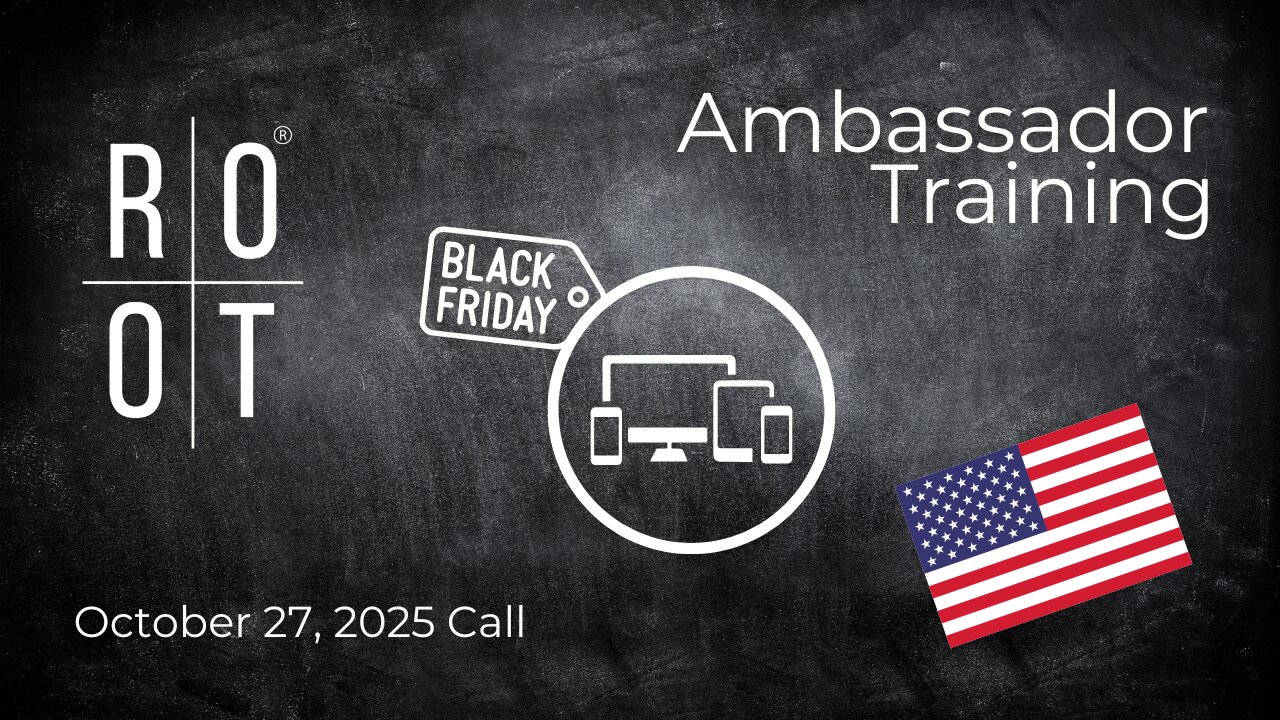 Black Friday Updates & November Marketing Tips | Ambassador Training | October 27th, 2025 | English