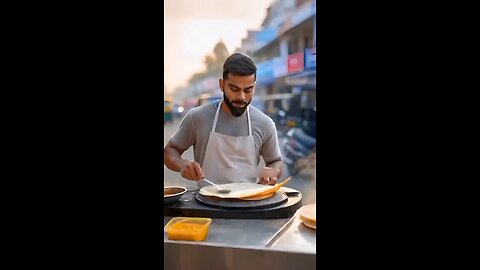 # femous Cricketer south indian food 🥝