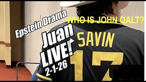 B2T W/ Juan O'Savin LIVE. Epstein Drama, SILVER, 2020 & More! WHO IS JOHN QALT?
