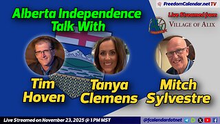 FreedomCalendar.net TV #06A: Alberta Independence Talk with Tim, Tanya and Mitch