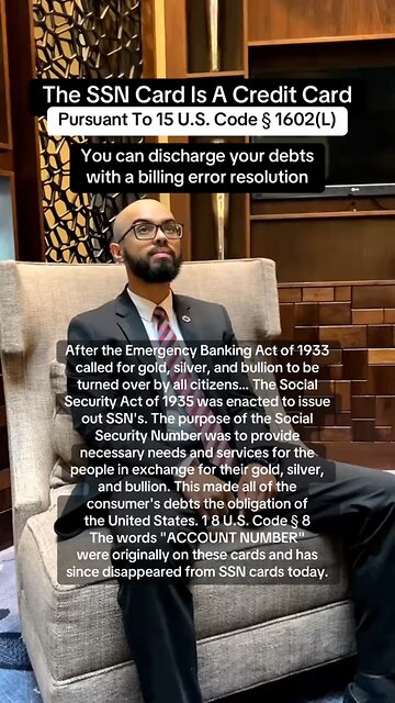 Your SSN Card Is A credit Card