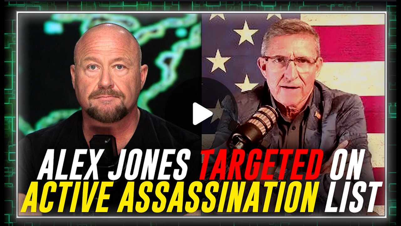 Alex Jones Is On An Active Assassination List By Ukrainian-Linked Individuals, MI6 etc