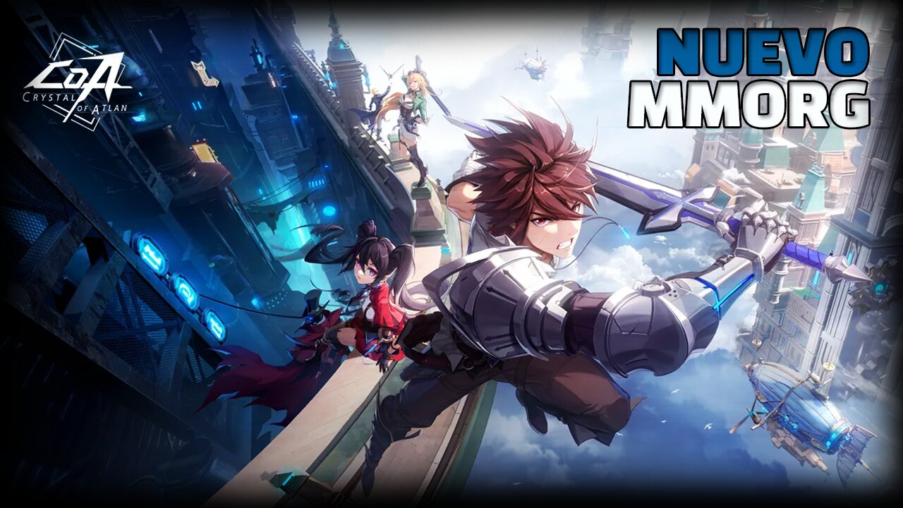 ✅TEST DEL NUEVO MMORPG ANIME | ✅ CRYSTAL OF ATLAN | ✅ ANDROID PC