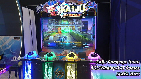 4-Player Blasting Mayhem In Kaiju Rampage Unite [IAAPA 2025]