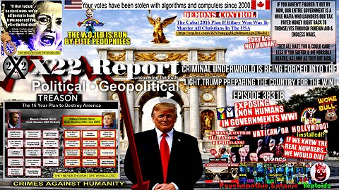 Ep 3831b-Criminal Underworld Is Being Forced Into The Light,Trump Preparing The Country For The Win
