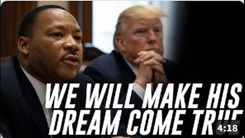 Trump Honors MLK Jr. By Promising To Make His Vision Into A Reality