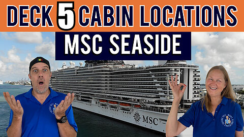 MSC Seaside Cabin Deck 5 | Tall Man's Cruise Adventures