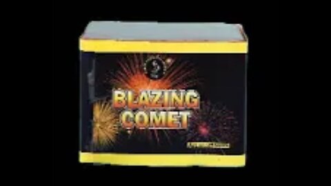 Black Smith Blazing Comets 64 shots - 130 Gram Vuurwerk Fluit Cake