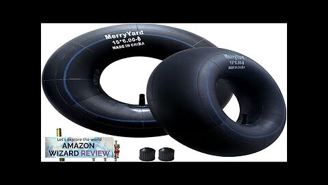 (2-Pack) Premium 15x6.00-6" Inner Tubes with TR-13 Straight Valve Stem Review